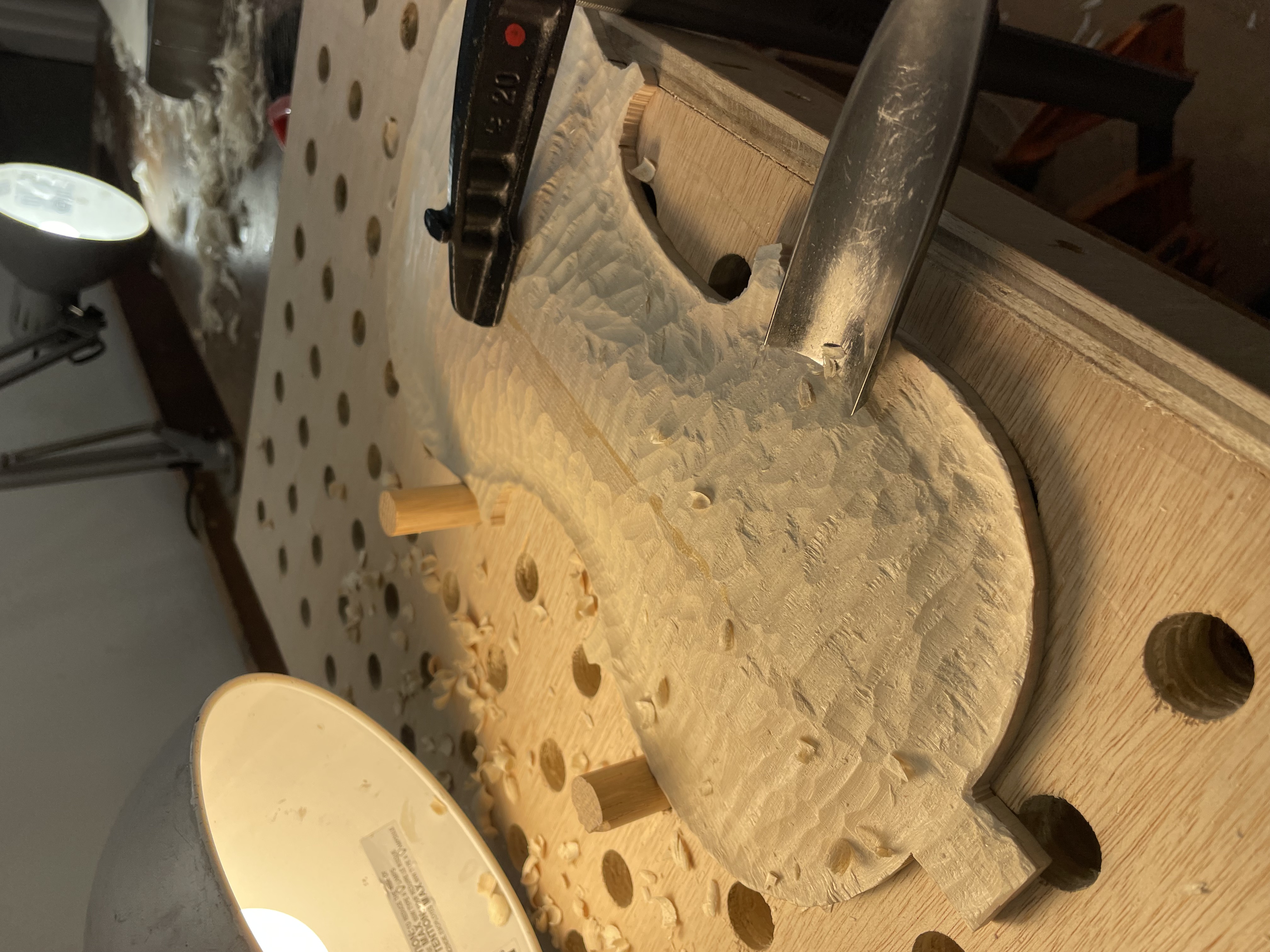 finishing rough arching