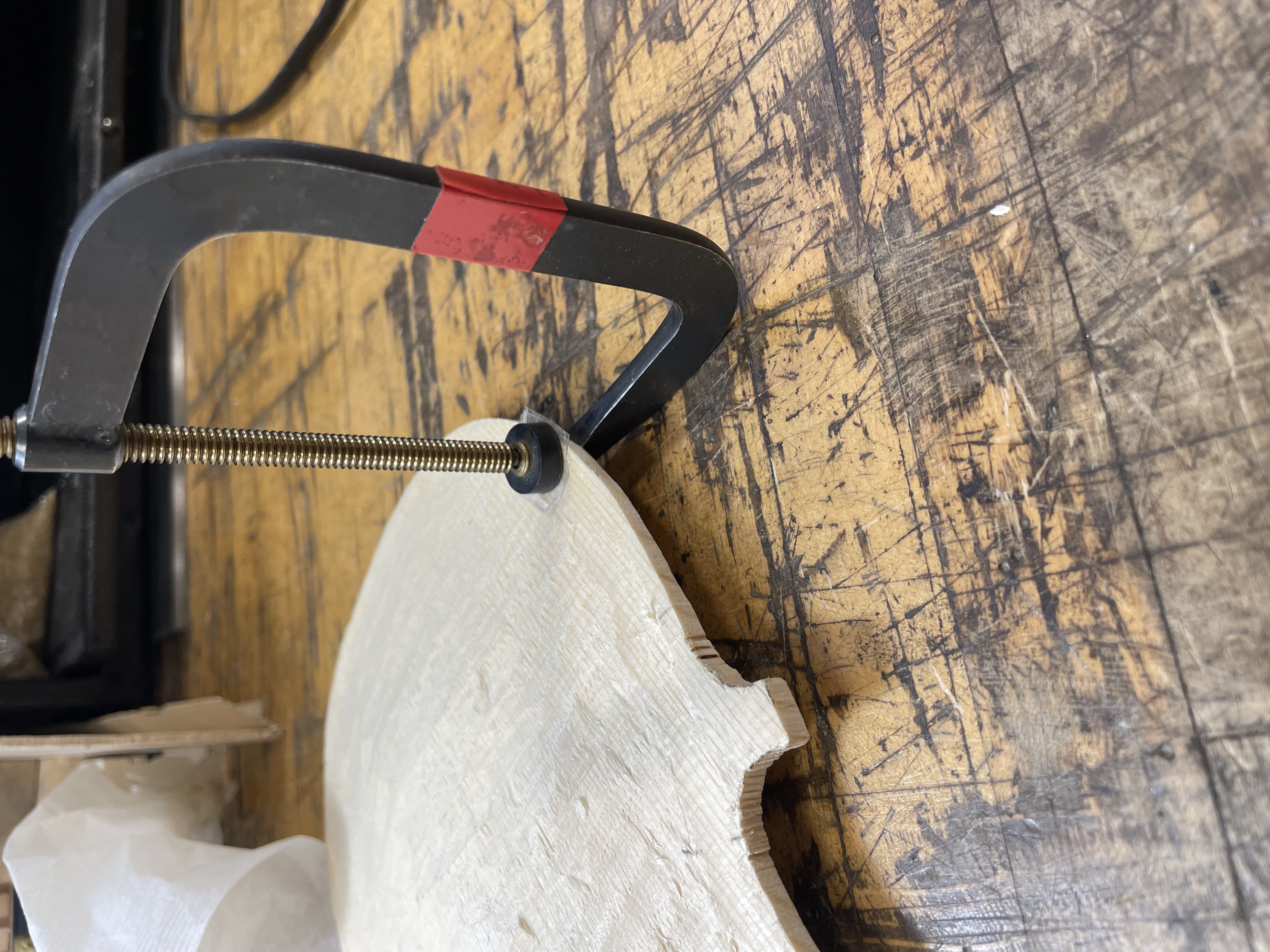 gluing said split