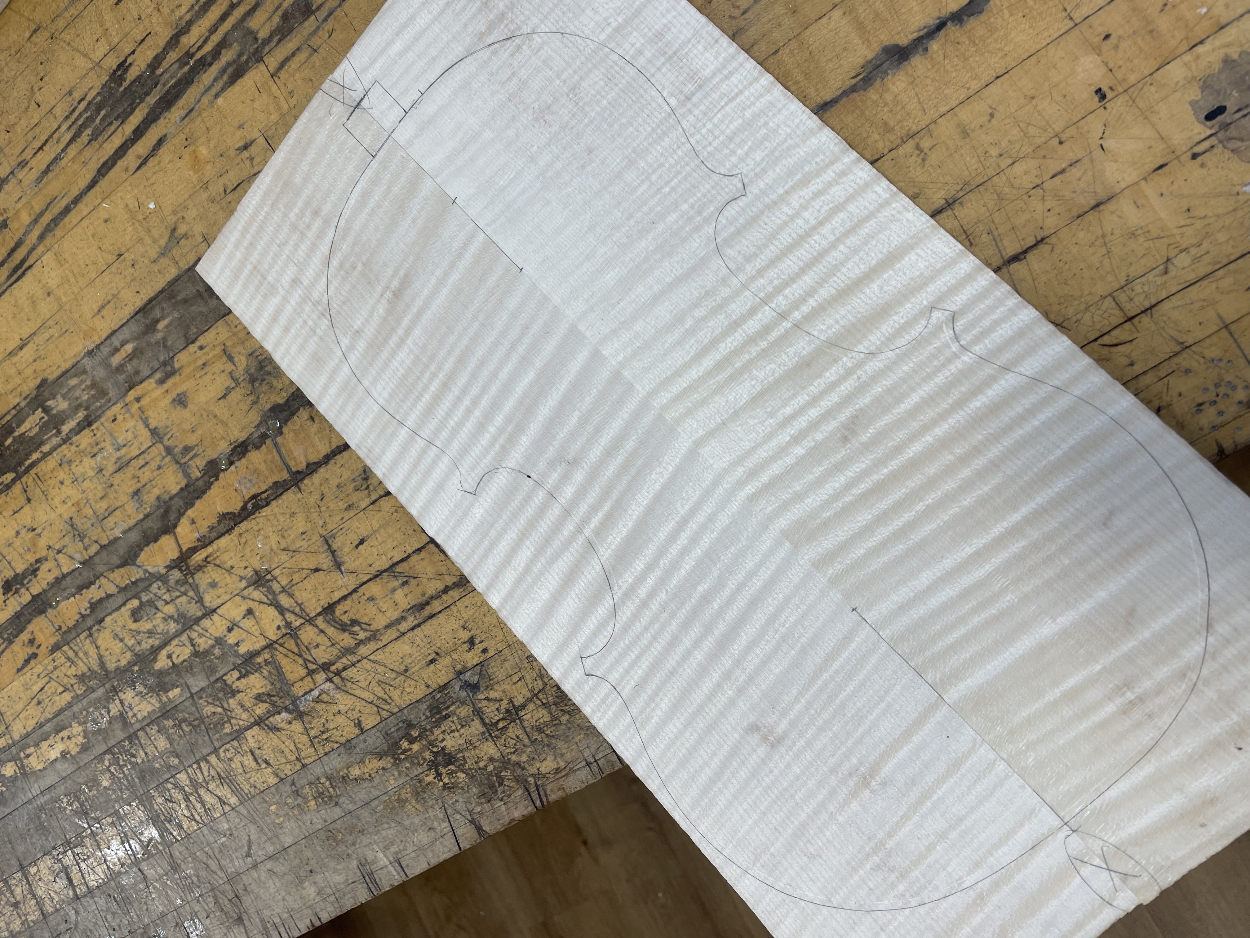maple tone wood with outline